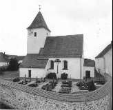 Außenansicht der Gösseldorfer Kirche